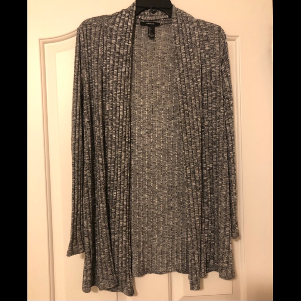 Forever 21 Gray Cardigan